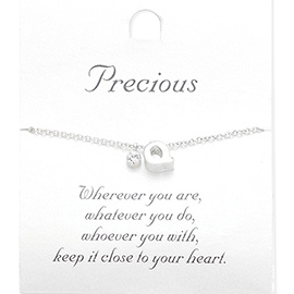 -Q- Monogram Initial Pendant Necklace