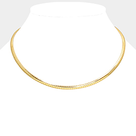 Metal Omega Choker Necklace