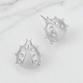 Ladybug Stud Earrings