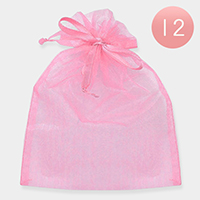 12PCS - Organza Drawstring Gift Bags