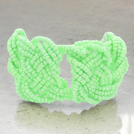 Braided Seed Bead Bracelet