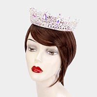 
Marquise Crystal Rhinestone Vine Pageant Crown Tiara