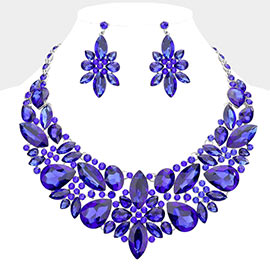 Multi Stone Evening Necklace