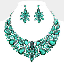 Multi Stone Evening Necklace