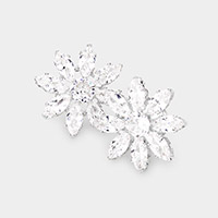 Flower Evening Stud Earrings