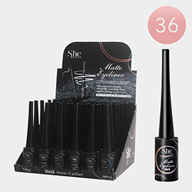 36PCS - Matte Black Eyeliners
