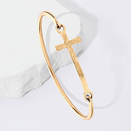 Metal Cross Hook Bracelet