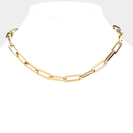 18K Gold Dipped Stainless Steel Premium Handmade Chain Necklace