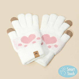 Cat Paw Pointed Smart Touch Gloves