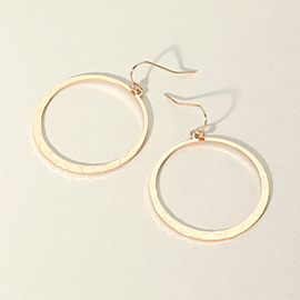 Metal Ring Dangle Earrings