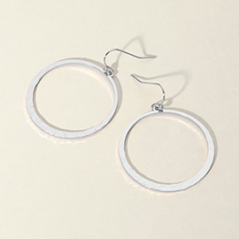 Metal Ring Dangle Earrings
