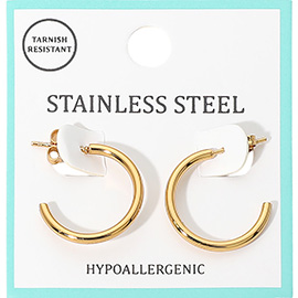 Stainless Steel Hoop Earrings