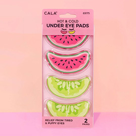 2Pairs - Watermelon and Cucumber Hot and Cold Eye Pad Set