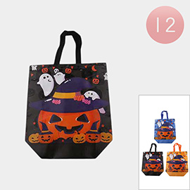 12PCS - Reusable Halloween Trick-or-Treat Gift Tote Bags