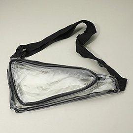 Transparent Triangular Sling Bag Fanny Pack