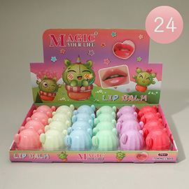 24PCS - Magic Your Life Cactus Shaped Lip Balm