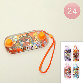 24PCS - Kids Cry Baby Character Printed Water Ring Toss Game Toys