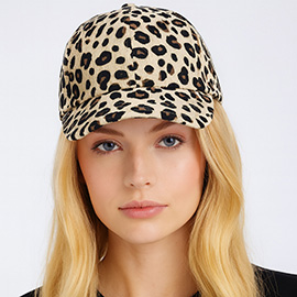 Leopard Print Baseball Cap