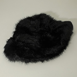 Cozy Fluffy Fur Winter Bucket Hat