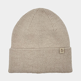Solid Knit Winter Beanie Hat