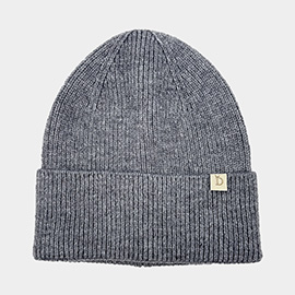 Solid Knit Winter Beanie Hat