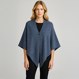 Solid Triangle Poncho / Scarf
