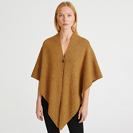 Solid Triangle Poncho / Scarf