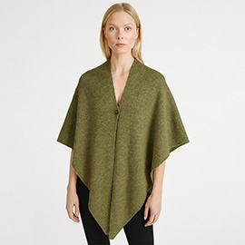 Solid Triangle Poncho / Scarf