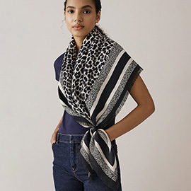 Leopard Print Scarf