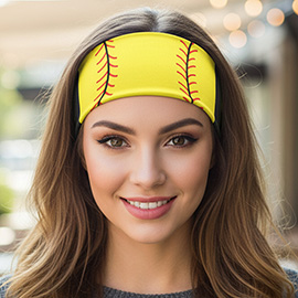 Softball Game Day Sporty Print Stretch Headband