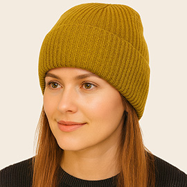 Classic Warm Knit Winter Beanie Hat