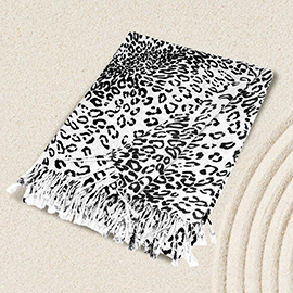 Leopard Print Pashmina Scarf Shawl