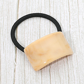 Rectangular Resin Accent Hair Band