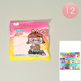 12PCS - Kids Super Light Modeling Clay Toy