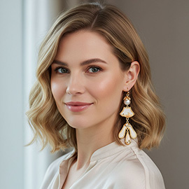 Abstract Sculpted Dop Earrings