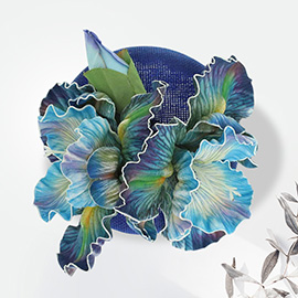 Floral Statement Fascinator Hair Clip Headband