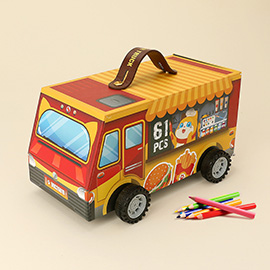 61PCS - Kids Doqi Car Art Set