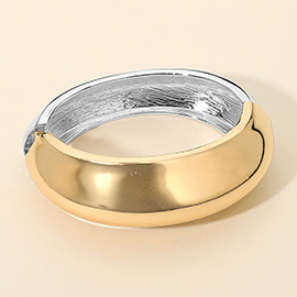 Metal Hinged Bangle Bracelet