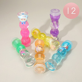 12PCS - Monster Bunny Crystal Mud Slime Toys