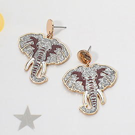 Sparkling University of Alabama Big AL Dangle Earrings