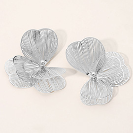 Triple Cutout Petal Earrings