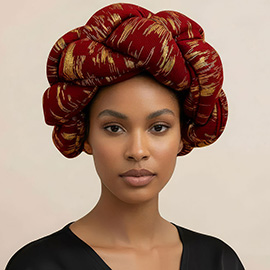 Thick Knot Padded Braided Turban Hair Wrap