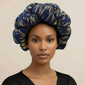 Thick Knot Padded Braided Turban Hair Wrap