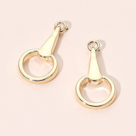 Modern Metal Ring Drop Earrings