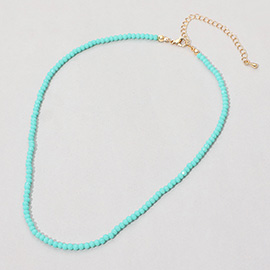 Faceted Beaded Necklace