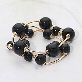 3PCS - Pearl Stretch Multi Layered Bracelets