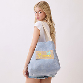 2 IN 1 Bucket Style Cante Tote Shoulder Bag