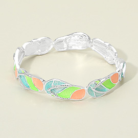 Flip Flop Beaded Stretch Bracelet