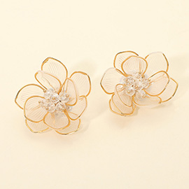 Floral Statement Earrings